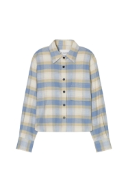 Cropped oversized shirt