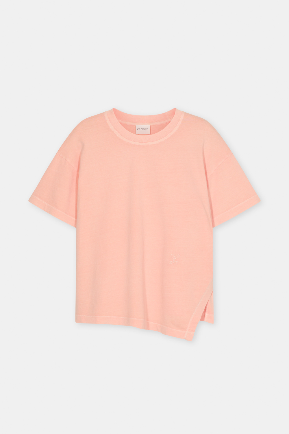 Slit t-shirt female