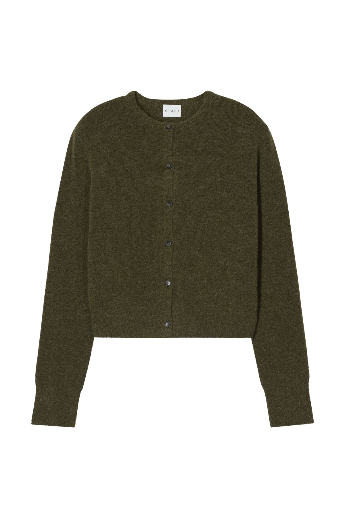 Crew neck cardigan female