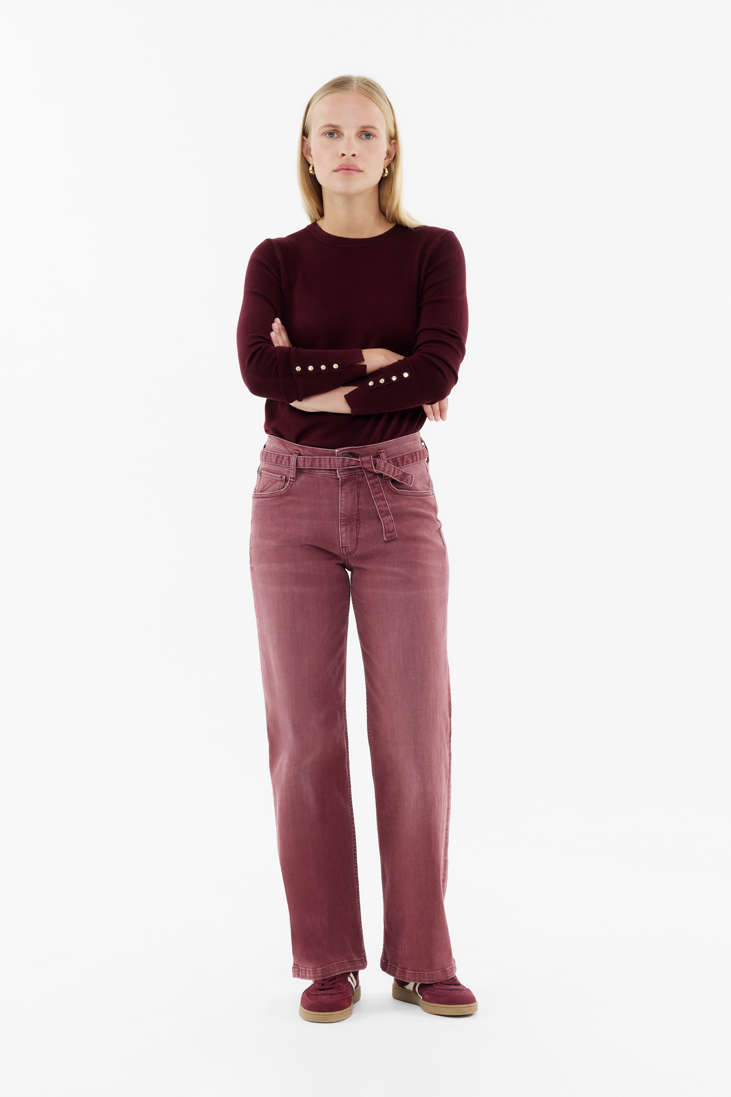 Judy wide leg - color denim female