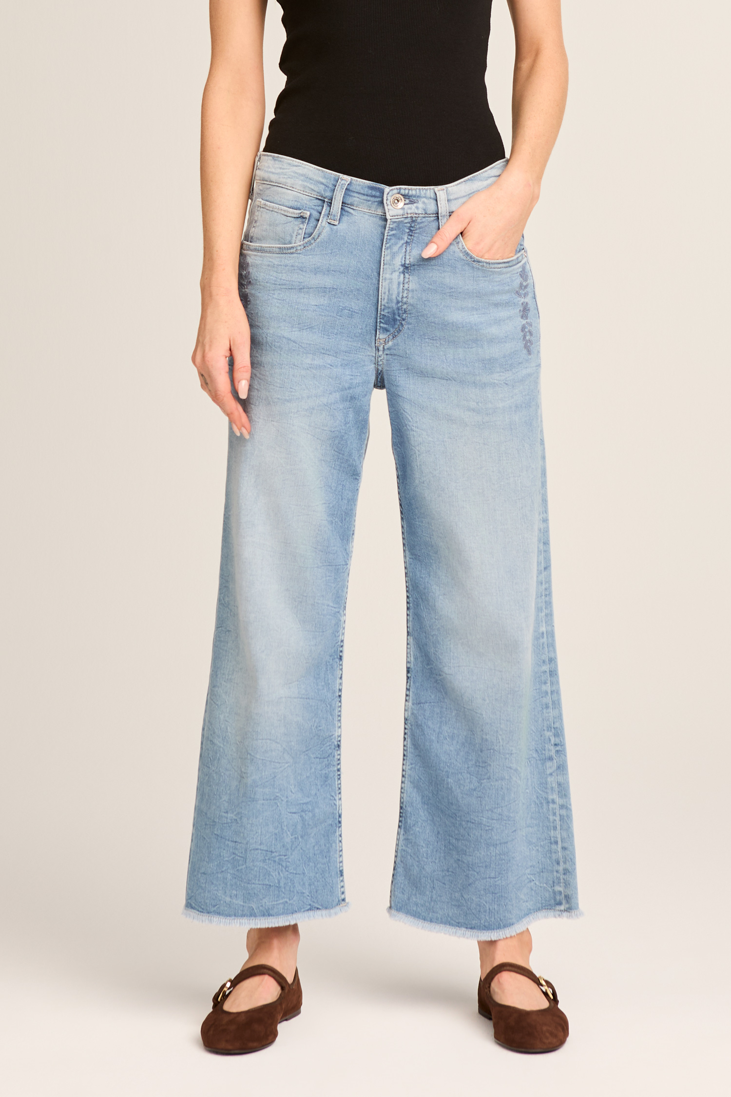 Grace culotte - botanical blue female