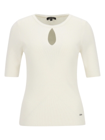 Kurzarm-Pullover  ecru  Frühjahrs-Kollektion