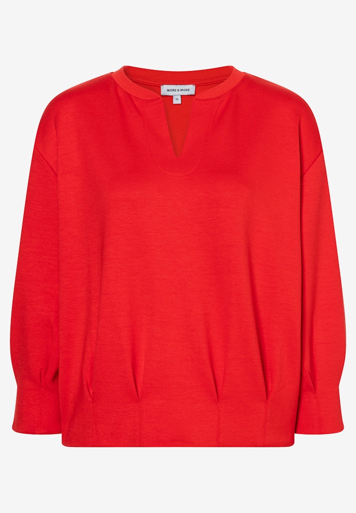 Sweatshirt with Pleat-Details female