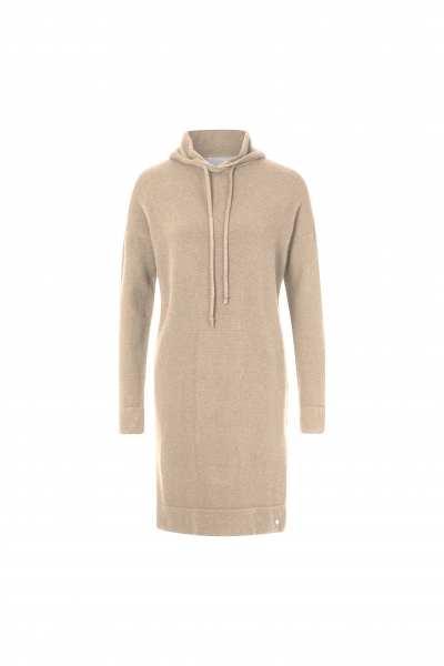 Jersey dress hooded