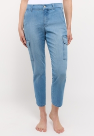CICI CROP SLIT CARGO