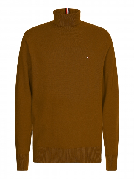 PIMA COTTON CASHMERE ROLL NECK