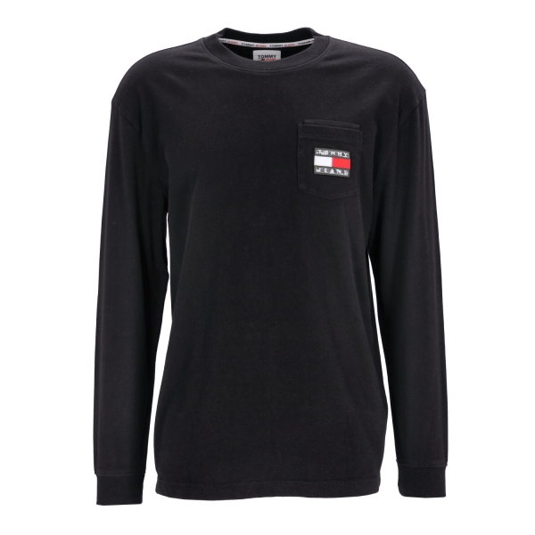 TJM LS WASHED TOMMY BADGE TEE