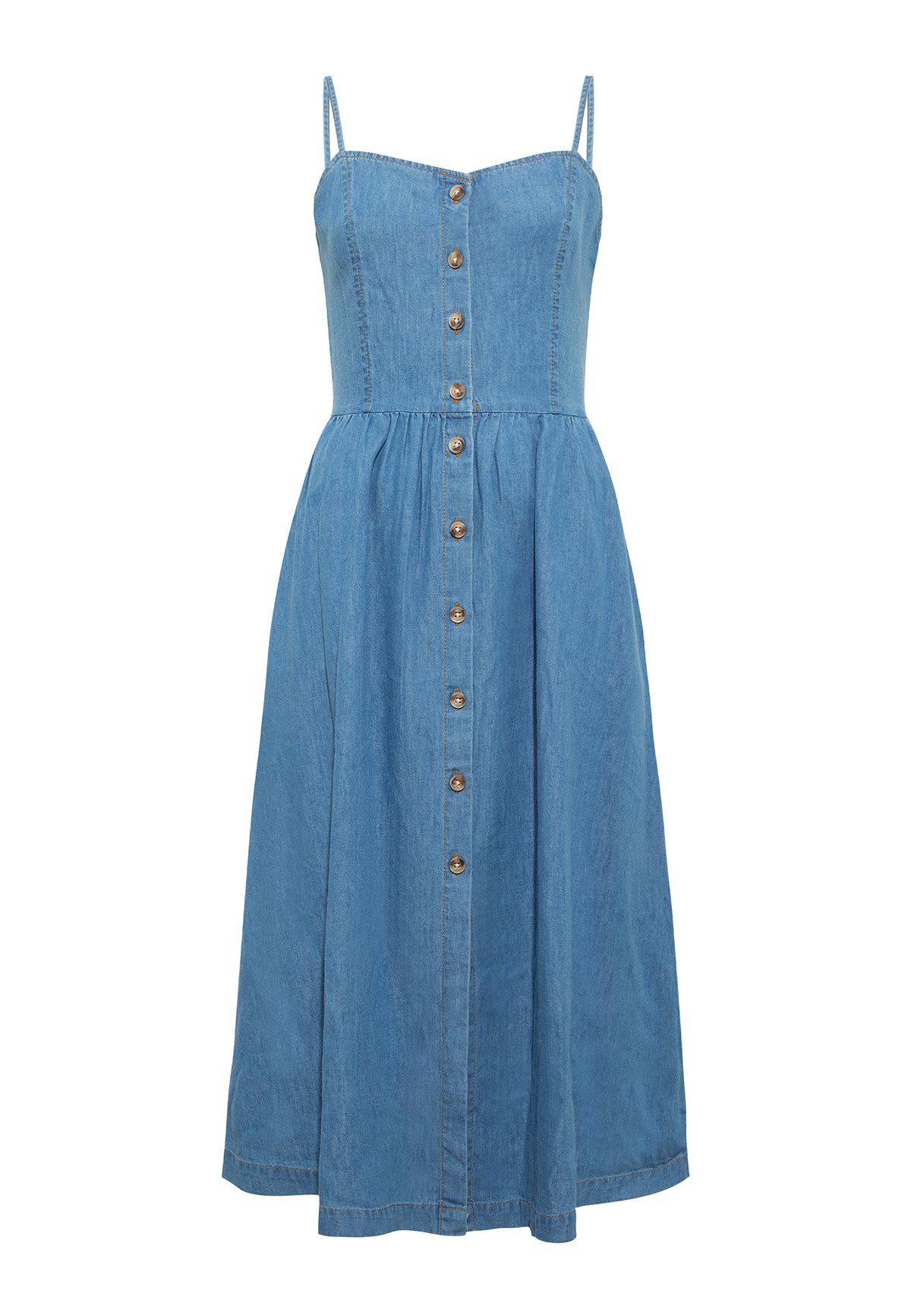 BUTTON UP DRESS female
