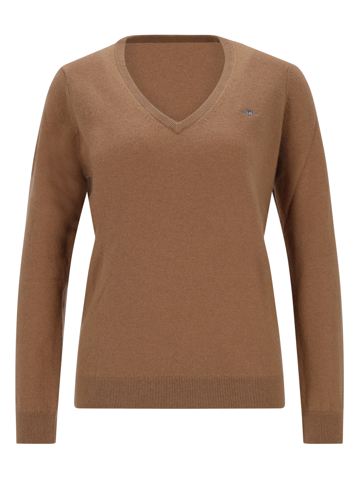 EXTRAFINE LAMBSWOOL BLEND V-NECK female