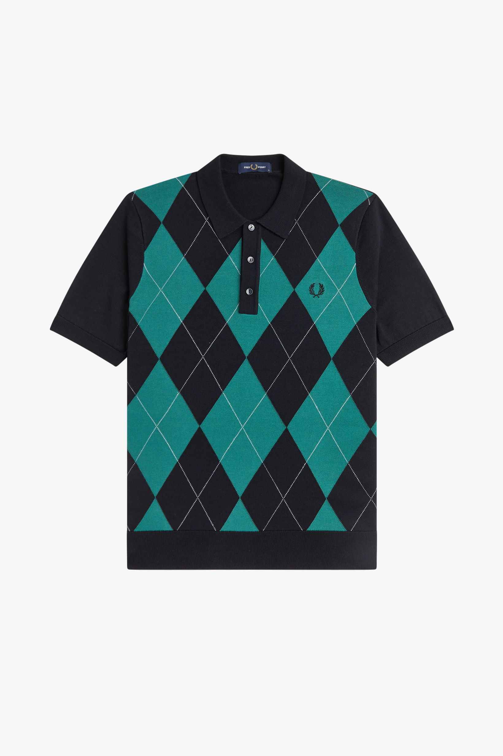 ARGYLE KNITTED SHIRT male