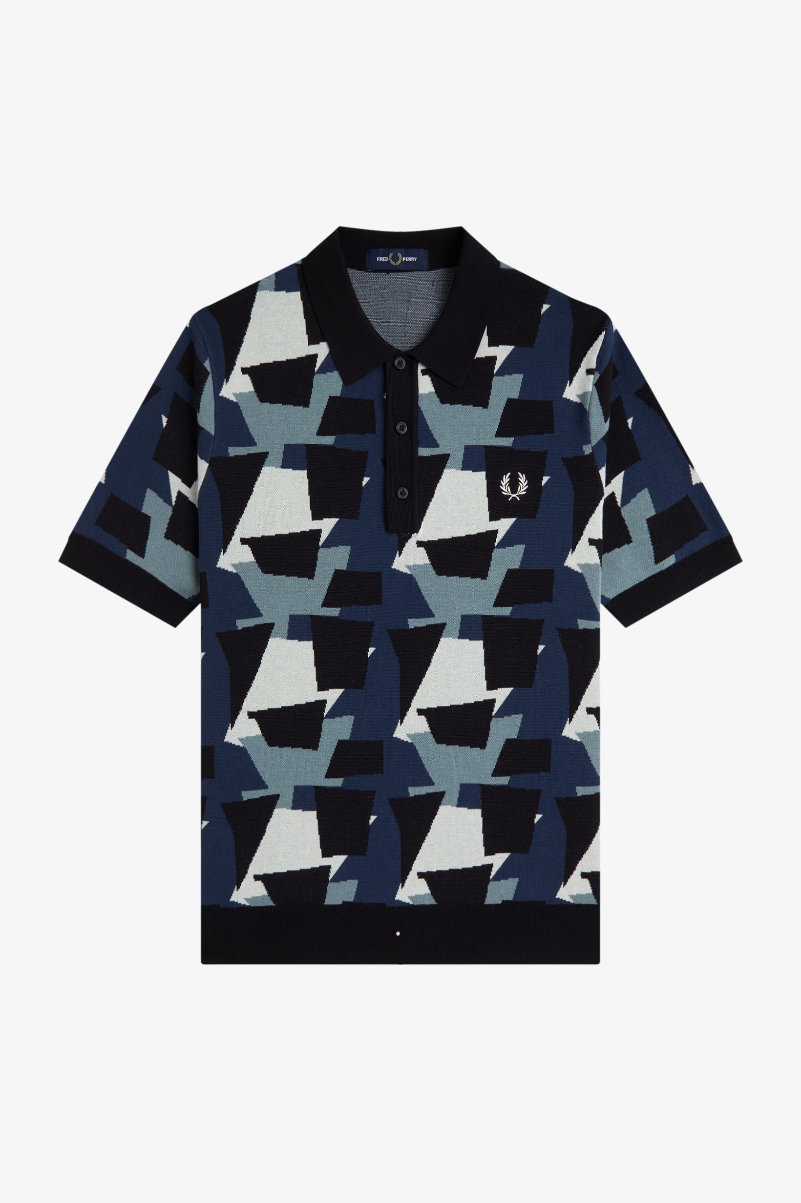 FRAGMENT JACQUARD KNIT SHIRT male
