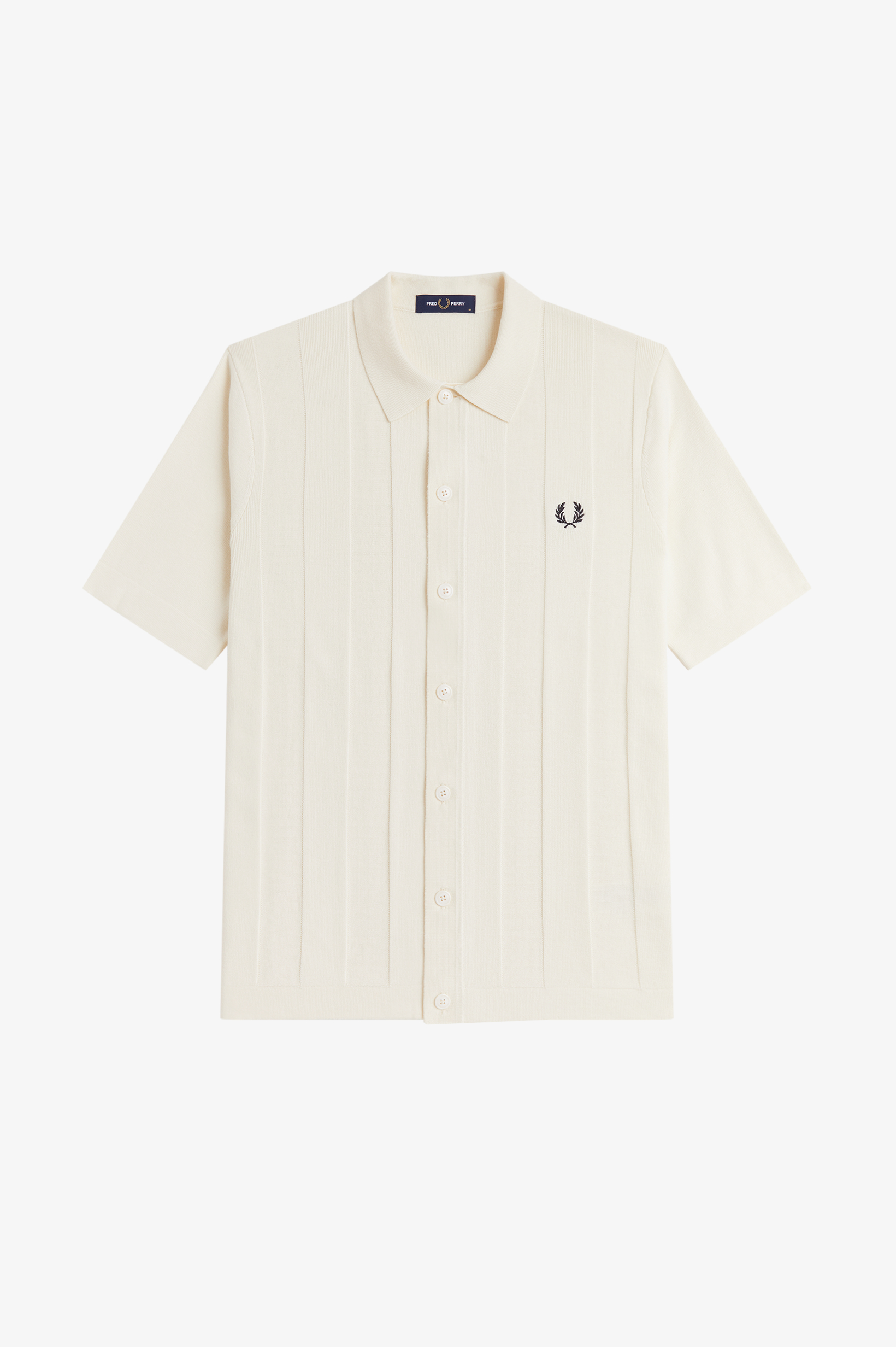 TONAL VERTICAL STRIPE KNITTED SHIRT ale