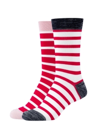 Women silky touch striped lurex Soc