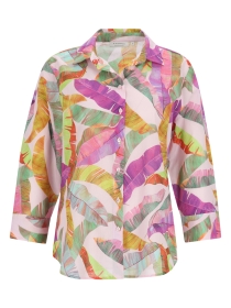 Bluse Leinwandgewebe 3/4-Arm