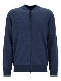 Strickjacke Zip 1/1 Arm