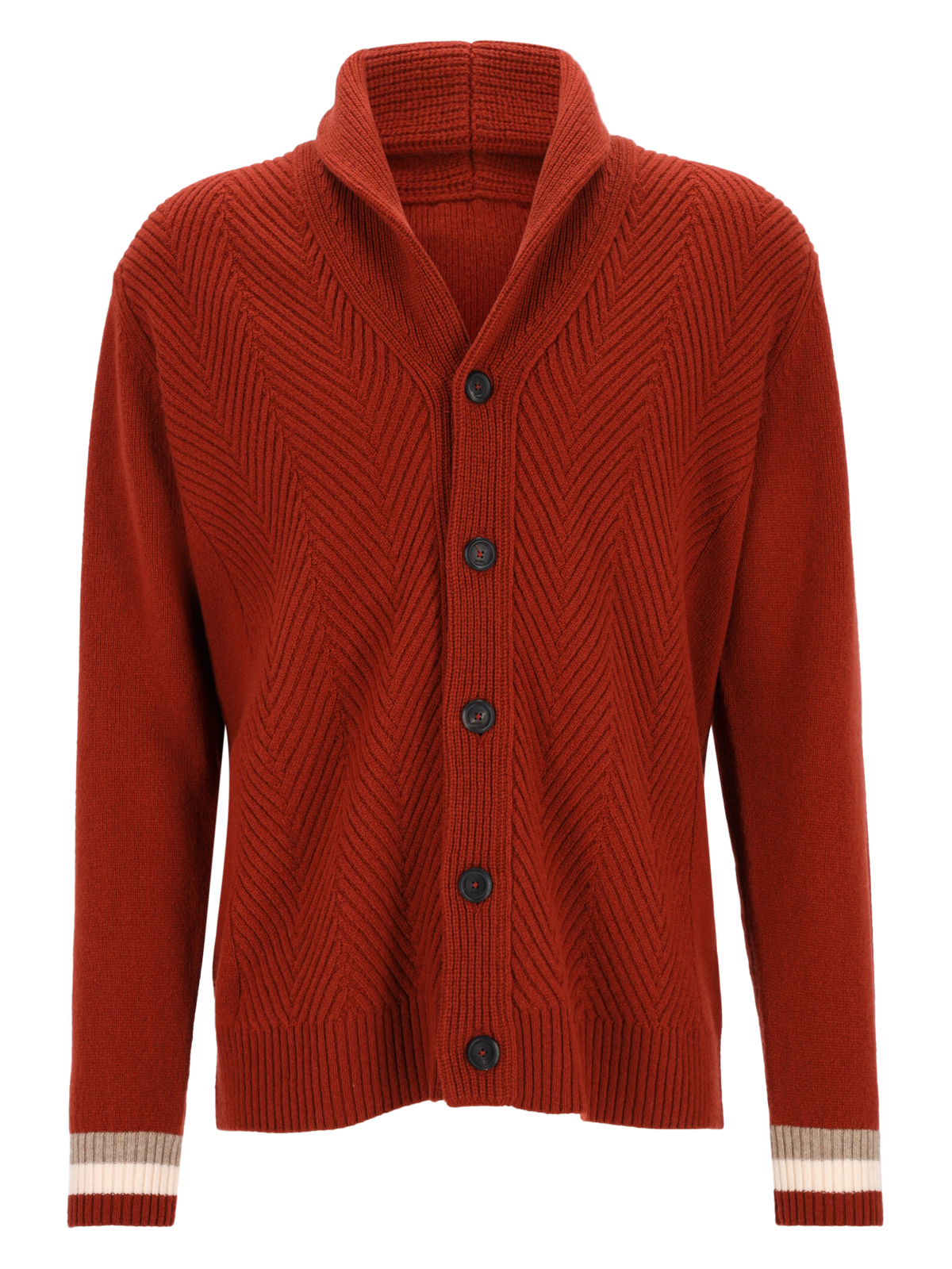 Strickjacke Schalkragen 1/1 Arm male