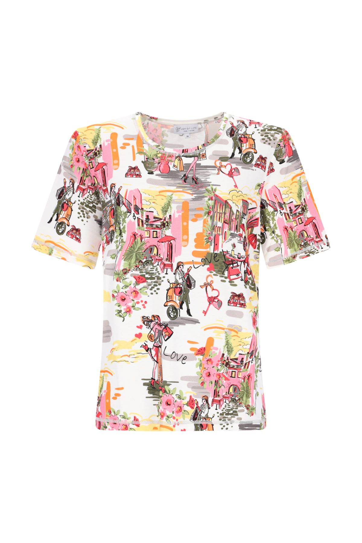 Bella Italia Druck D Shirt 1/2 RH F female
