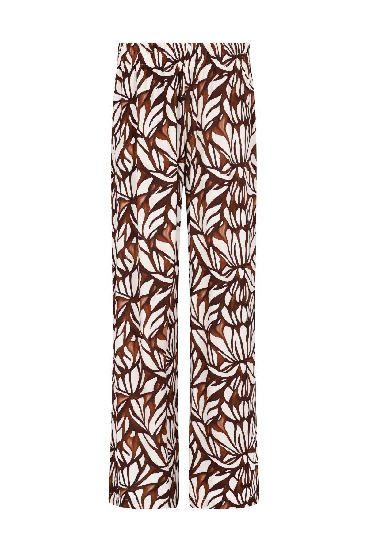 Abstrakter Blumendruck D Hose lang female