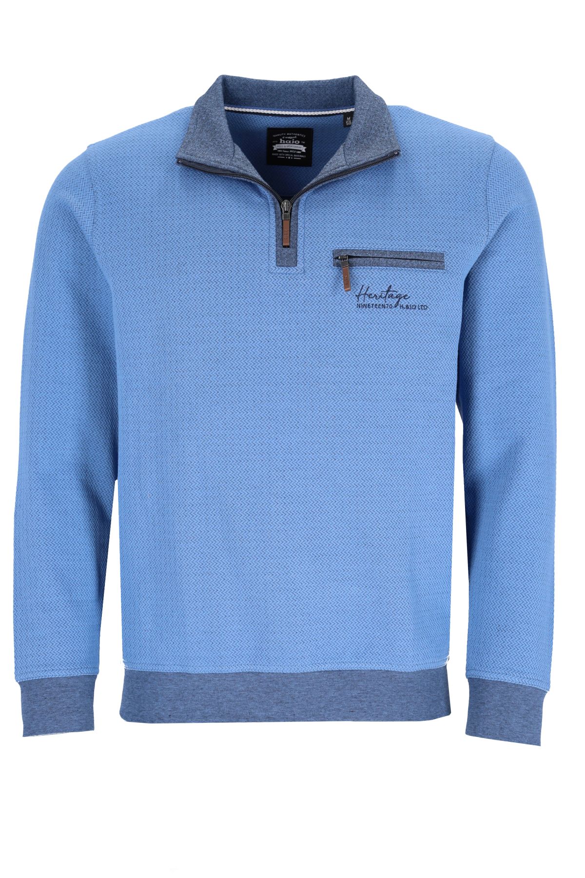 Zick Zack Struktur H Sweatshirt Sta male