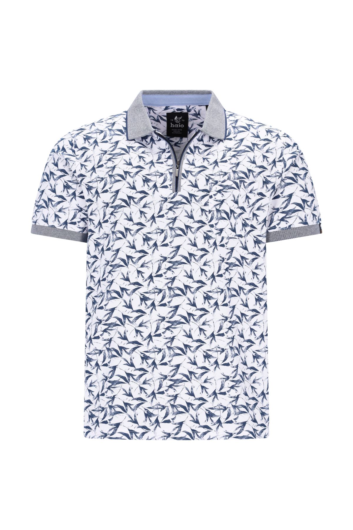 Floraler Allover-Druck m. Zip H Pol male