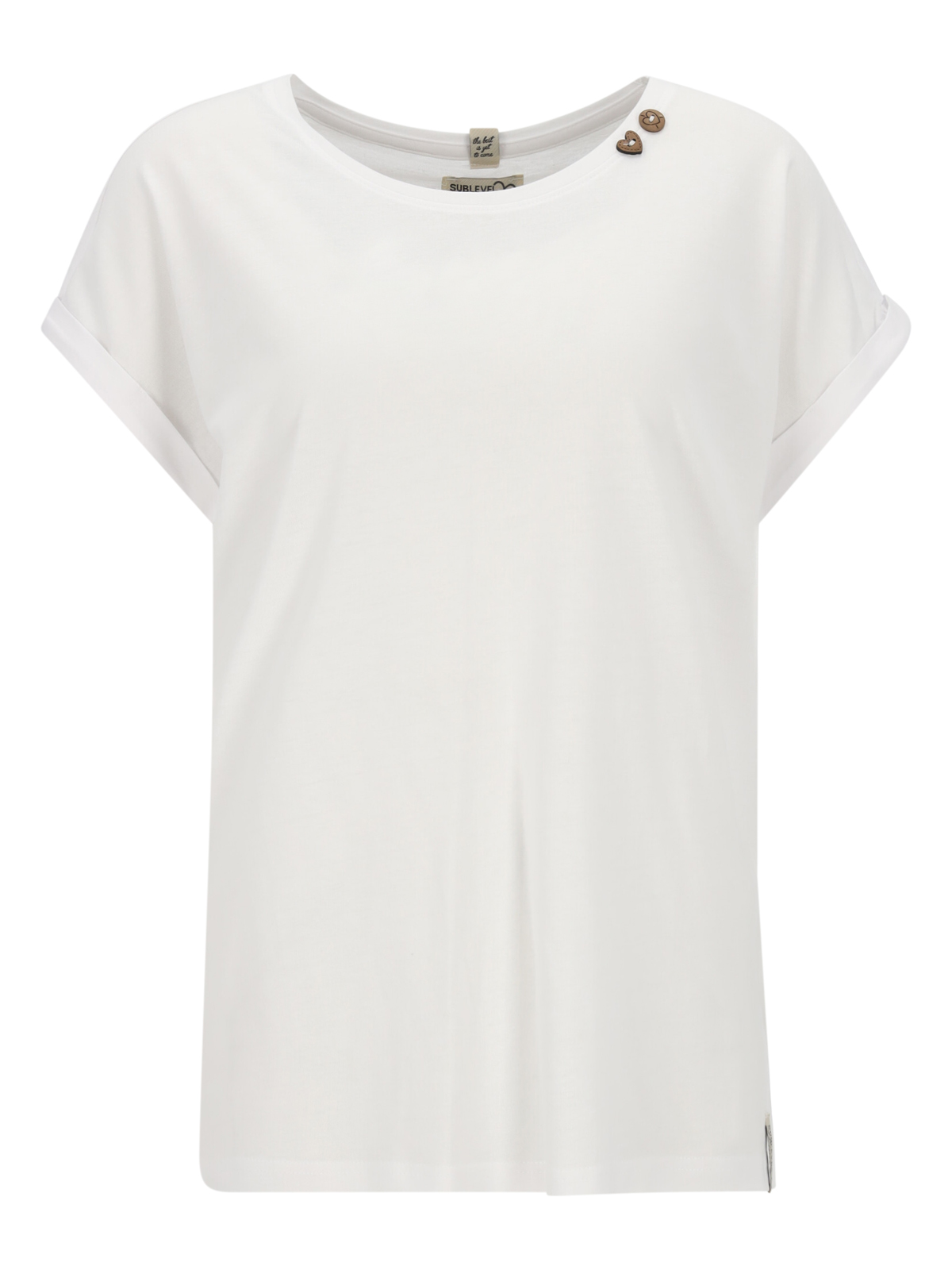 DOB Shirt, weit, Rundhals mit Blend female