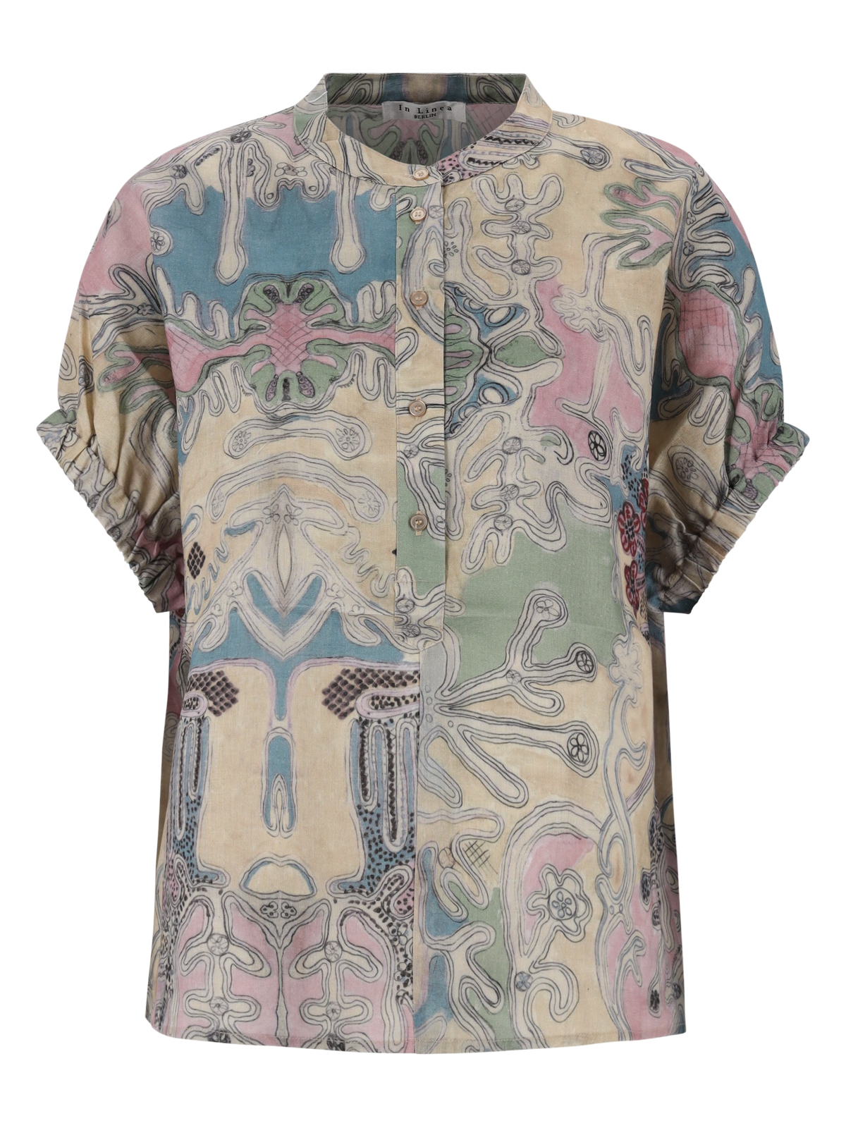 Bluse, Rundhals, 1/2-Arm female