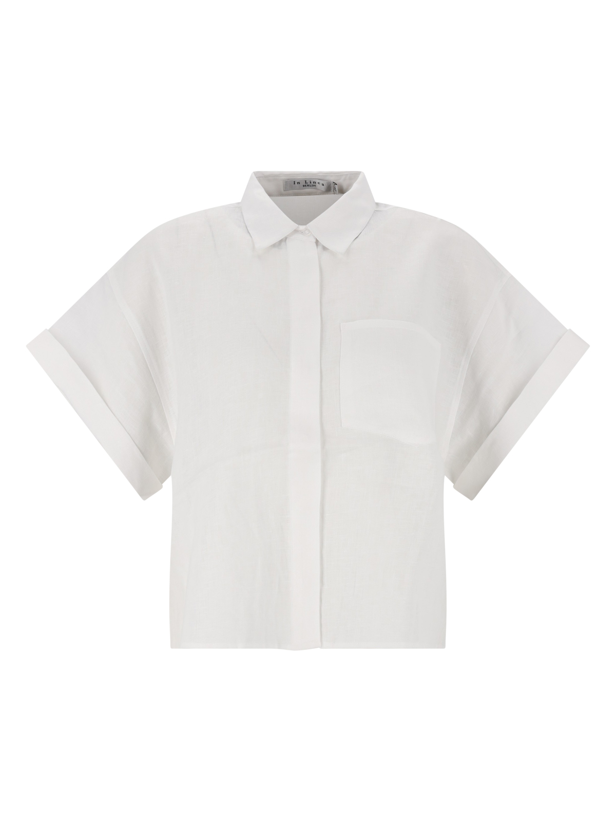 Bluse, Hemdkragen, 1/2-Arm female