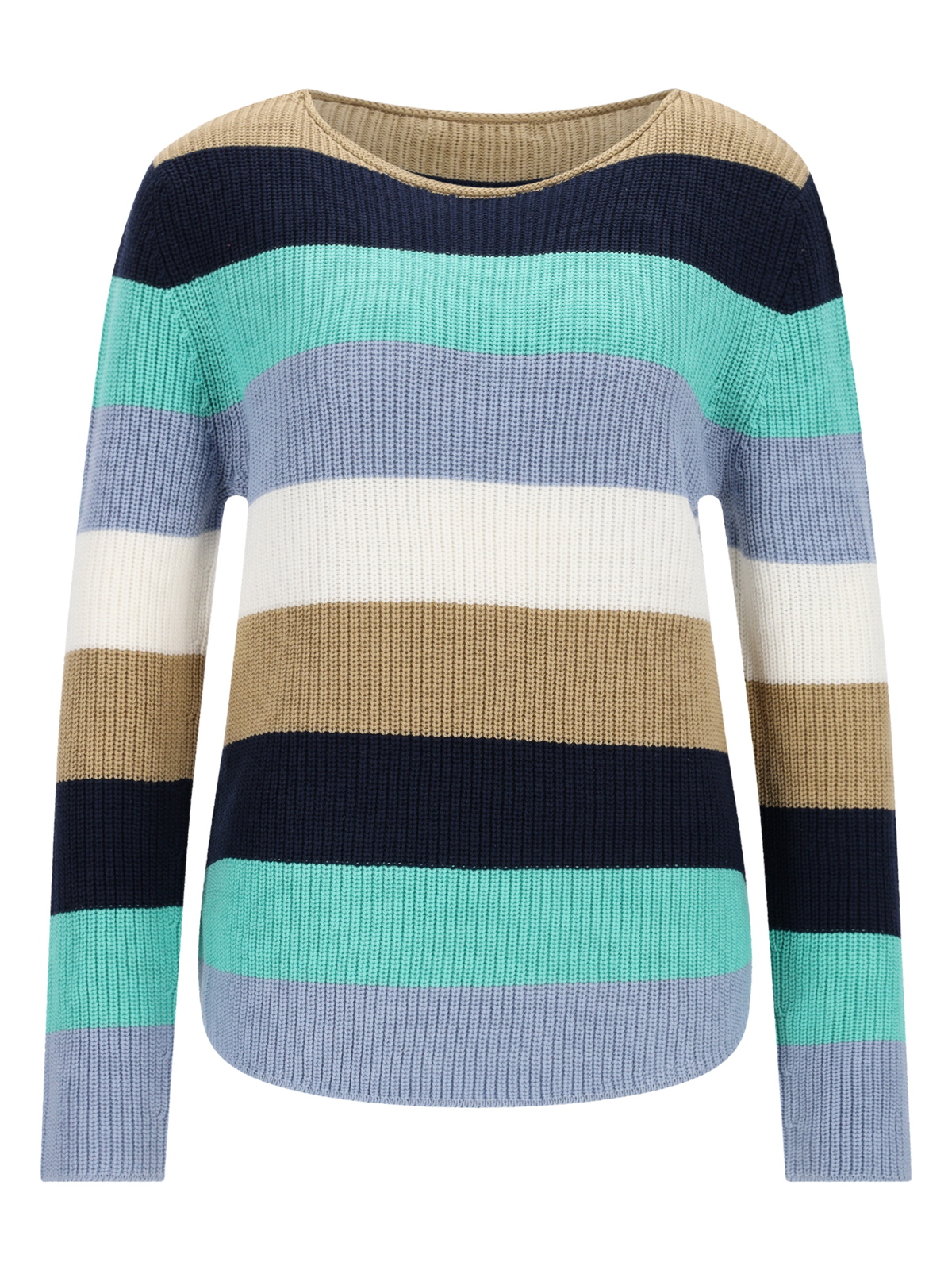 Rdh.-Pullover, 1/1 Arm, Ringel female