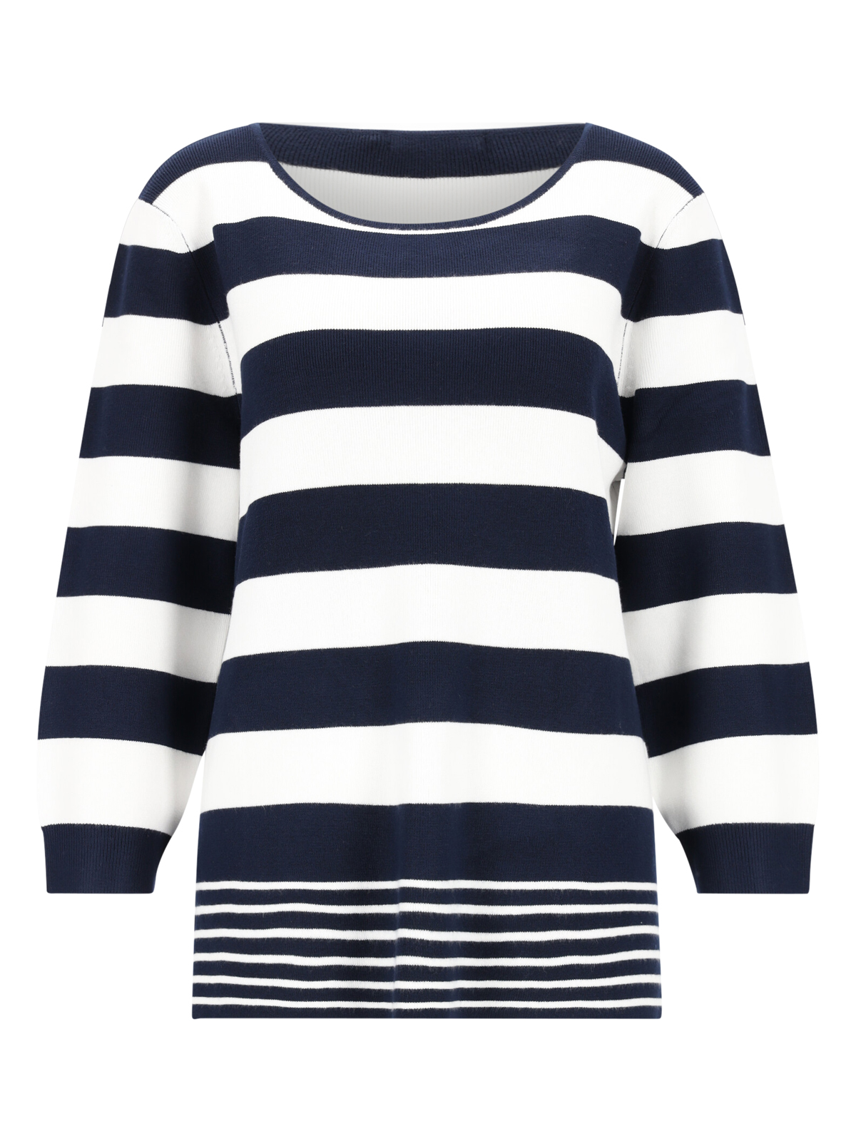 Rdh.-Pullover, 3/4 Arm,Ringel female