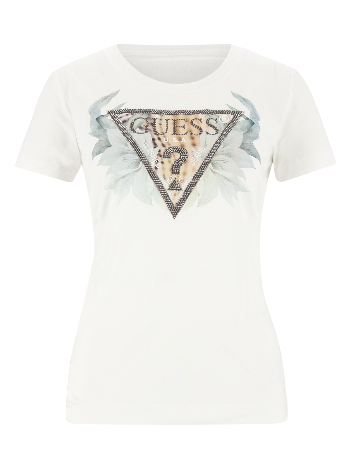 SS CN FLOWER TRIANGLE TEE female