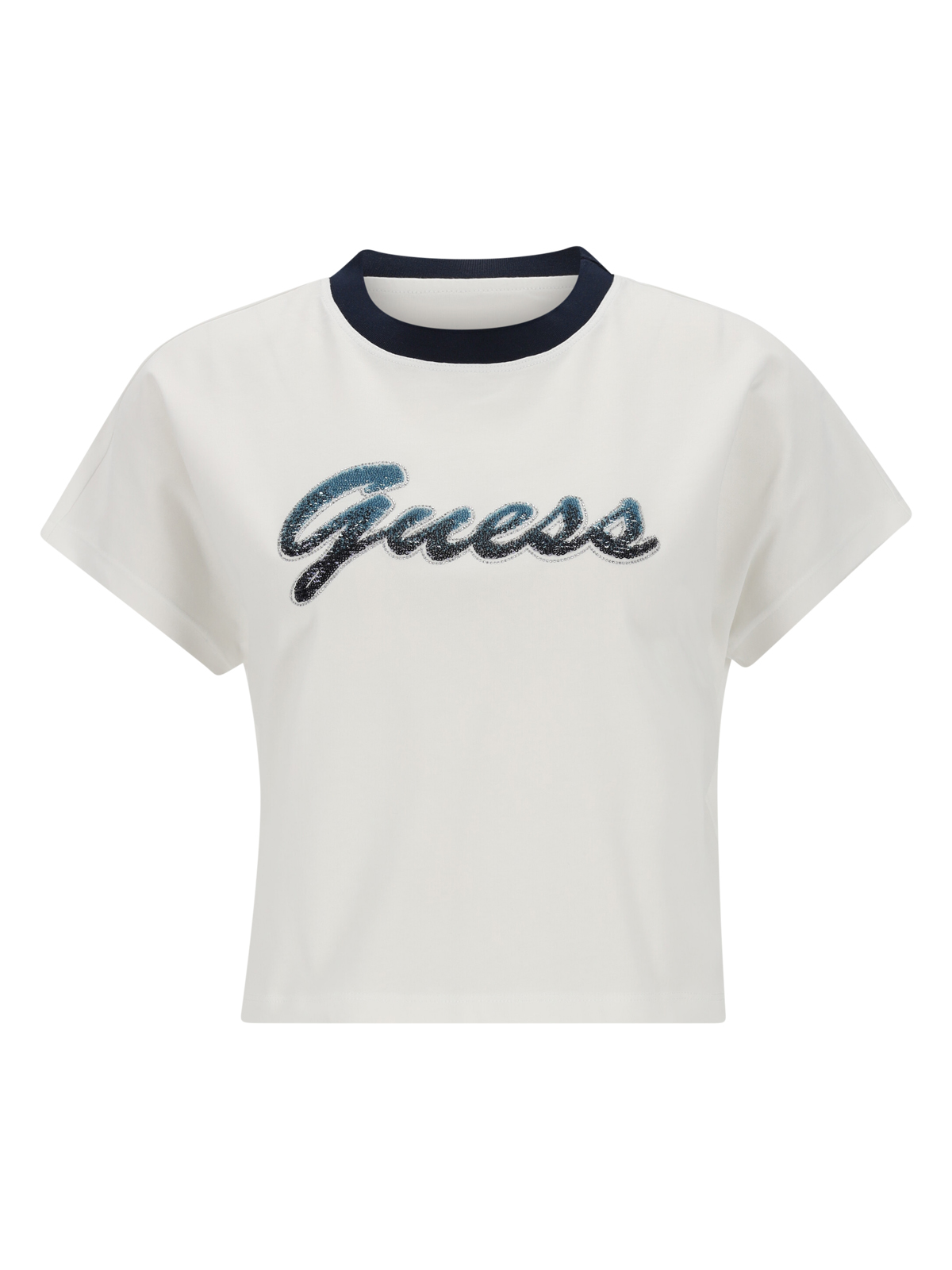 SS CN SCRIPT CROP TEE female