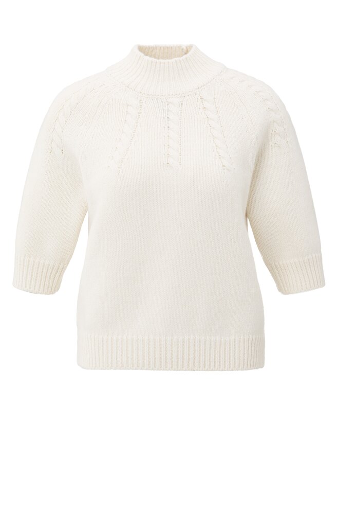 Pullover mit Zopfmusterdetails female
