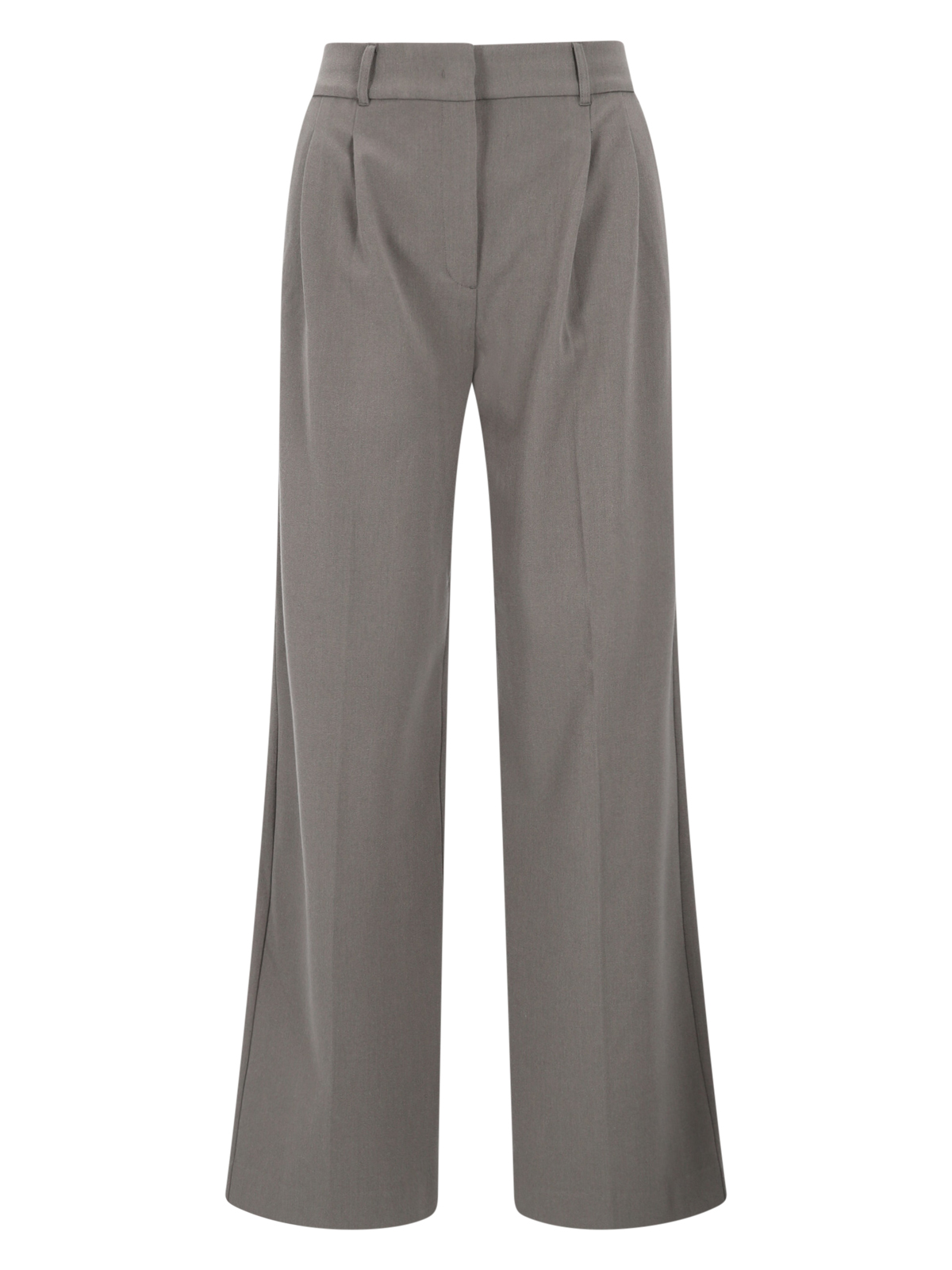 Gewebte Hose mit Bundfalten female