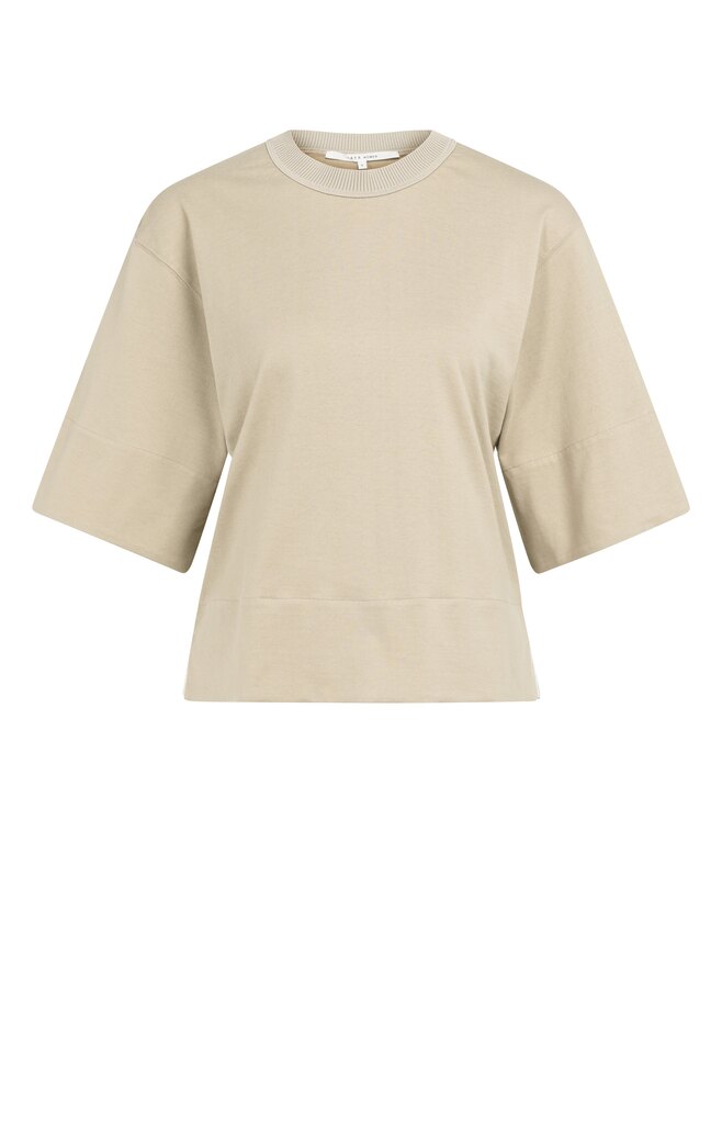 Jersey-Oberteil mit Webdetails female