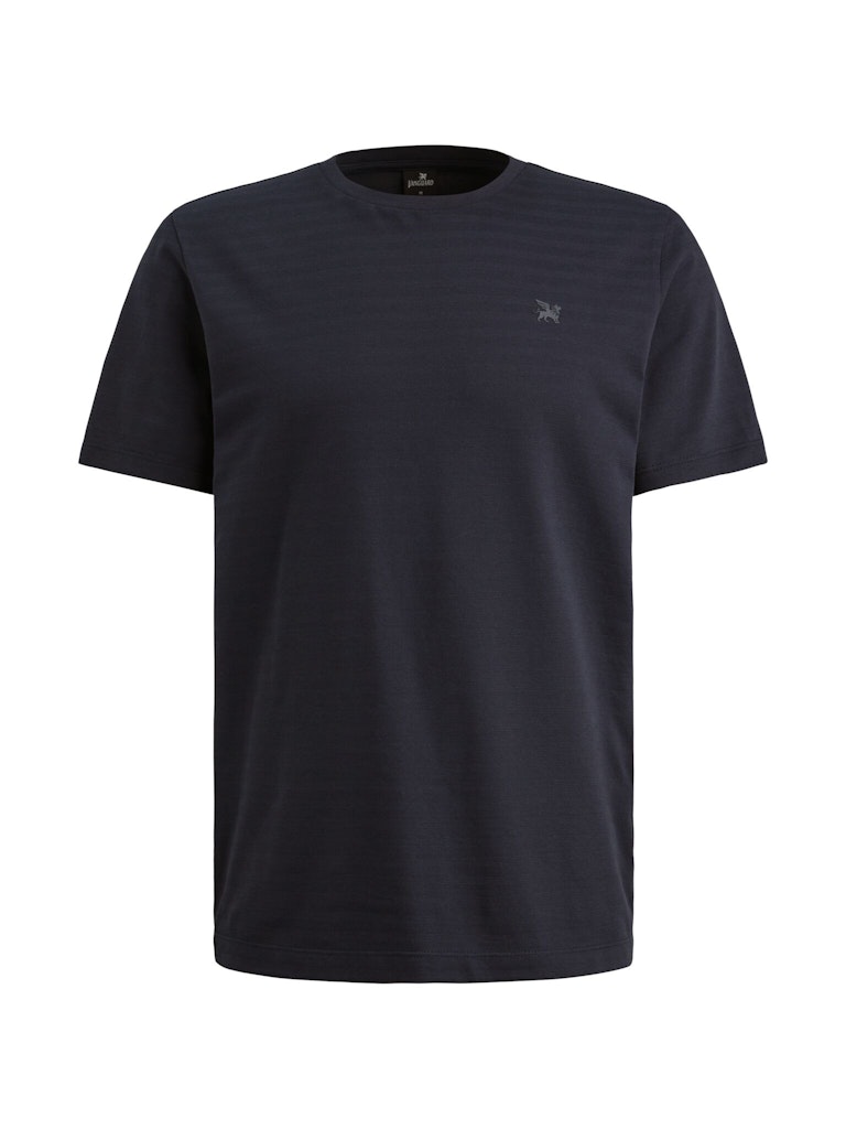 Short sleeve r-neck jersey structu male