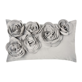 FLORAL light grey, 30 x 50 cm