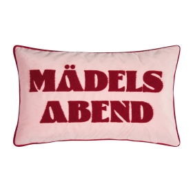 LETTERS MÄDELS ABEND, red-pink, 30