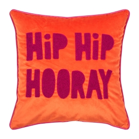 LETTERS HIP HIP, purple-orange, 45