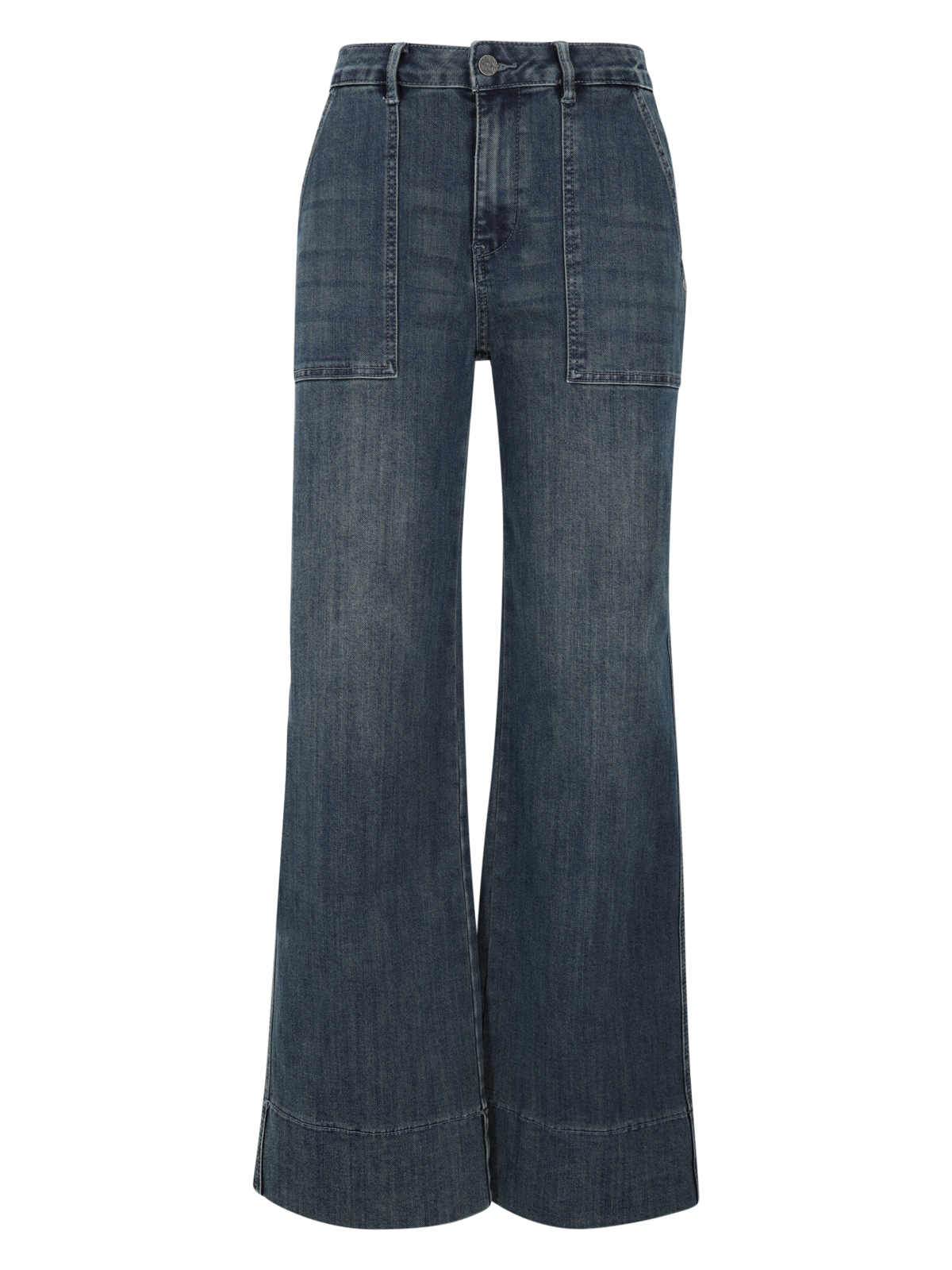 Wide Leg Worker stretch denim female