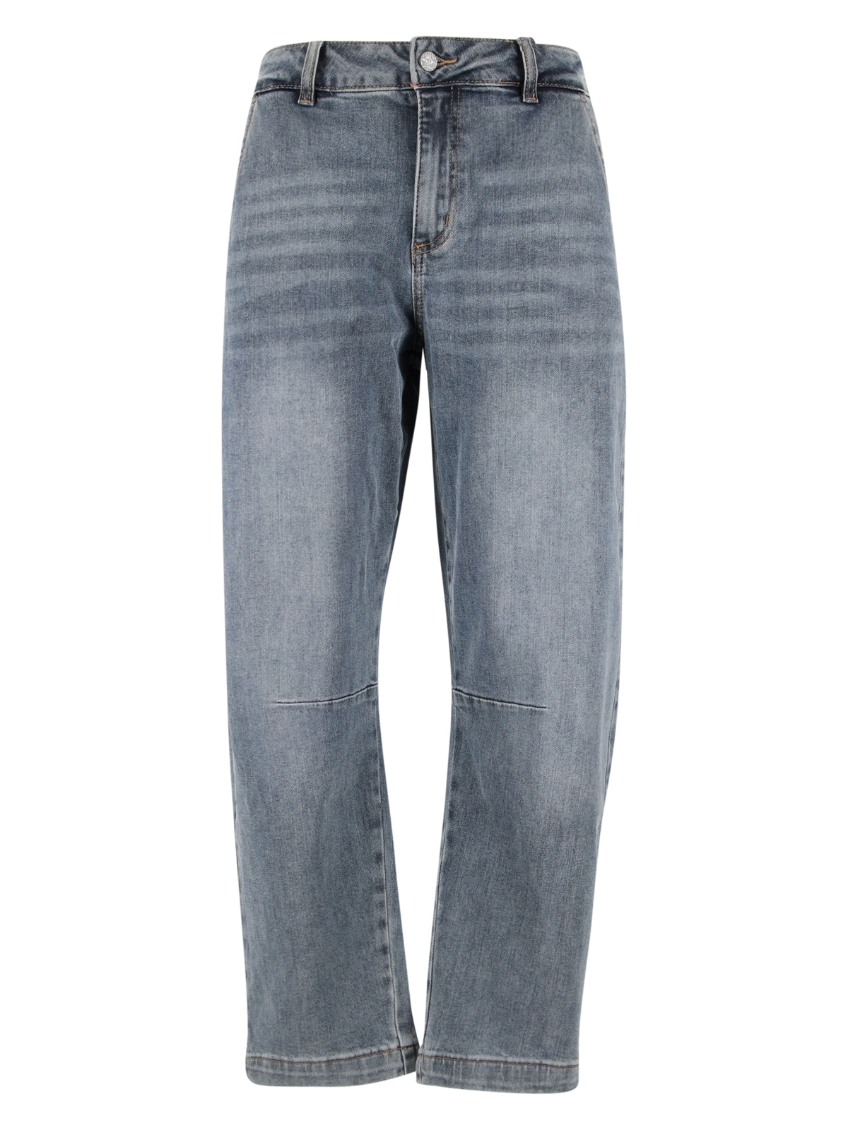 Barrel stretch denim female