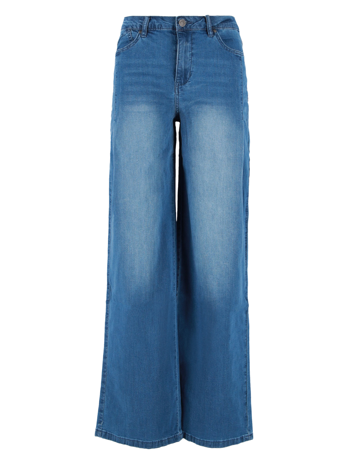 Wide Leg Pleat air denim female
