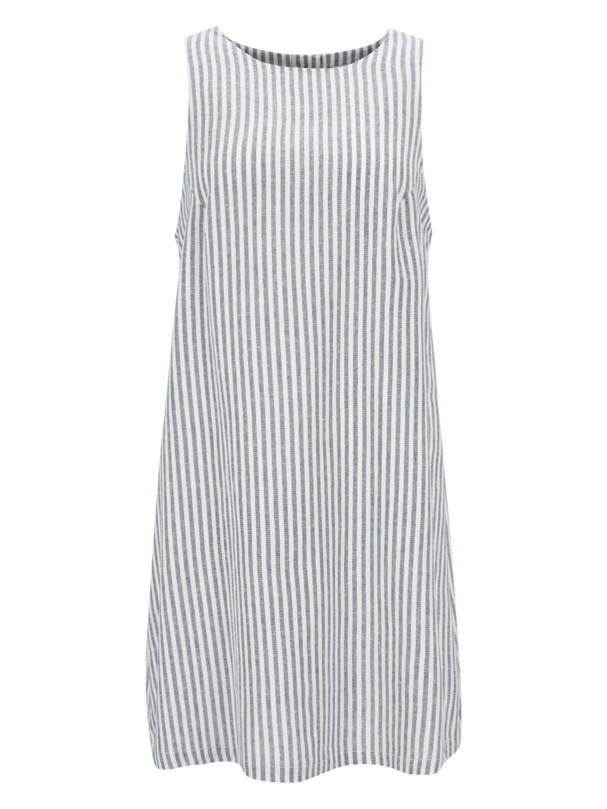 Apricot Oxford Stripe Shift Dress female