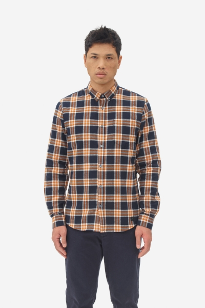 light brushed check shirt