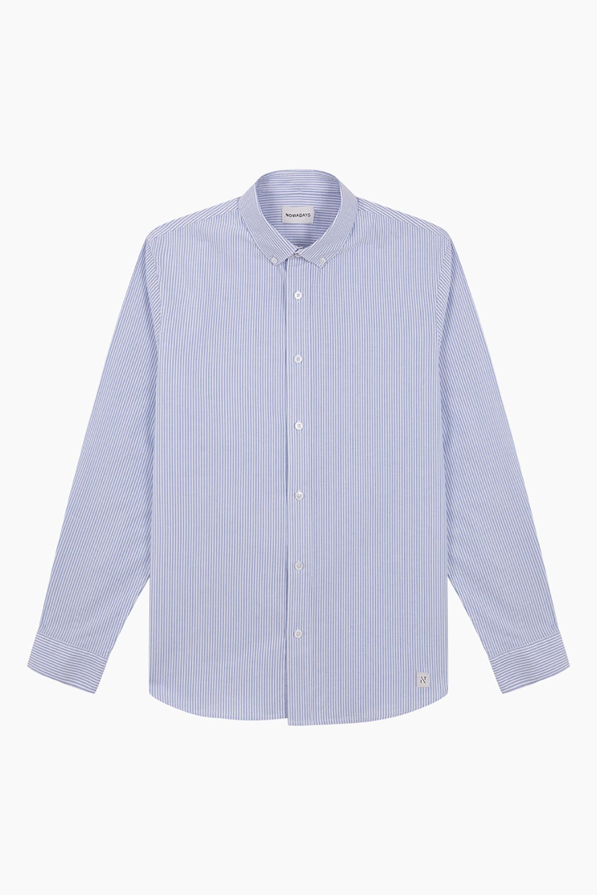 Oxford stripe shirt male
