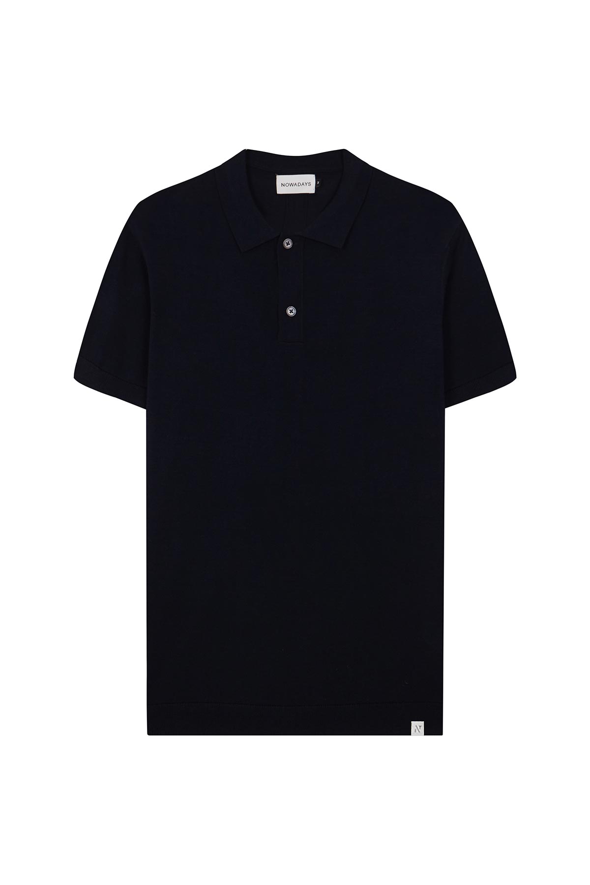 Knitted silk polo 1/2 sl. male