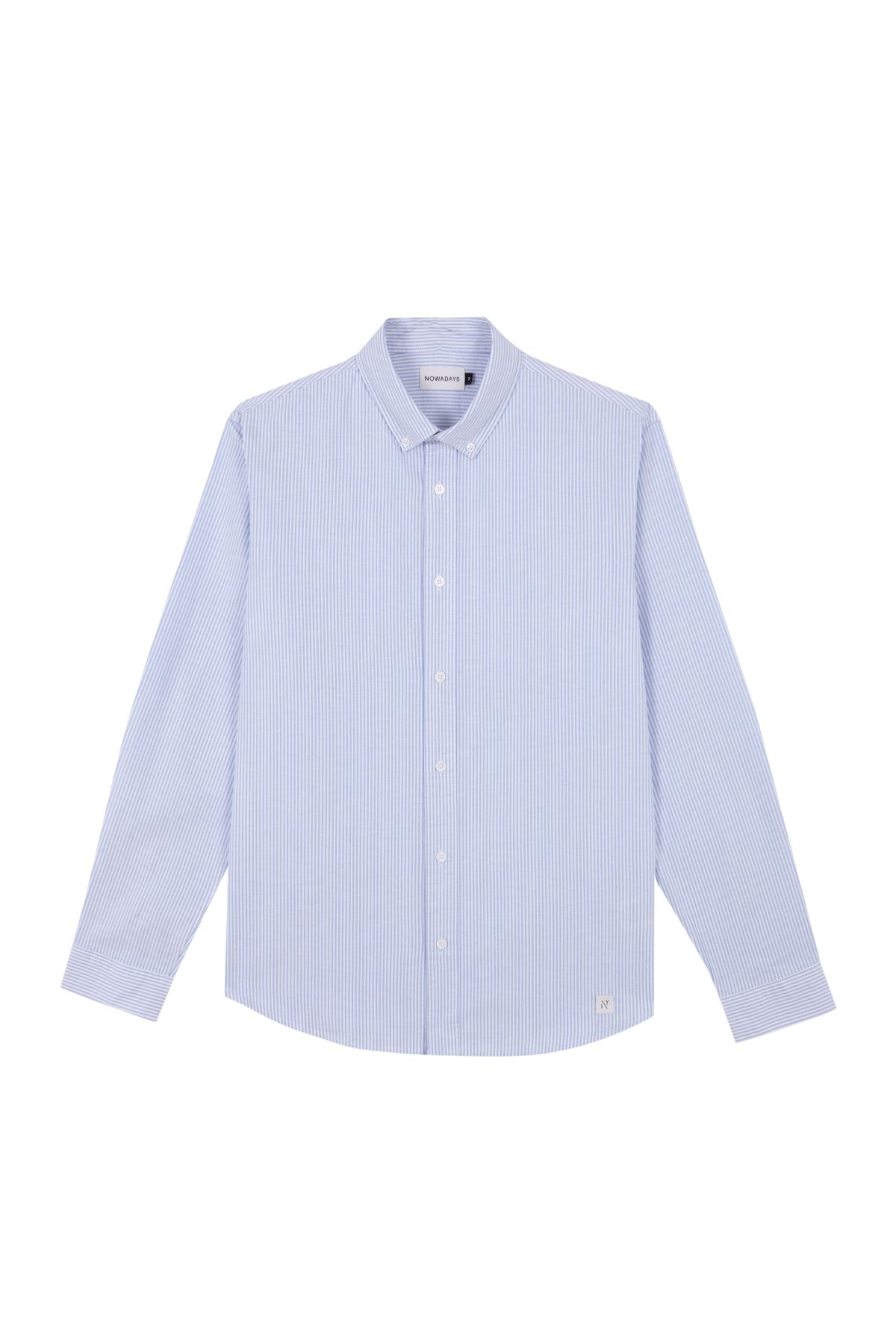 The oxford stripe Shirt male