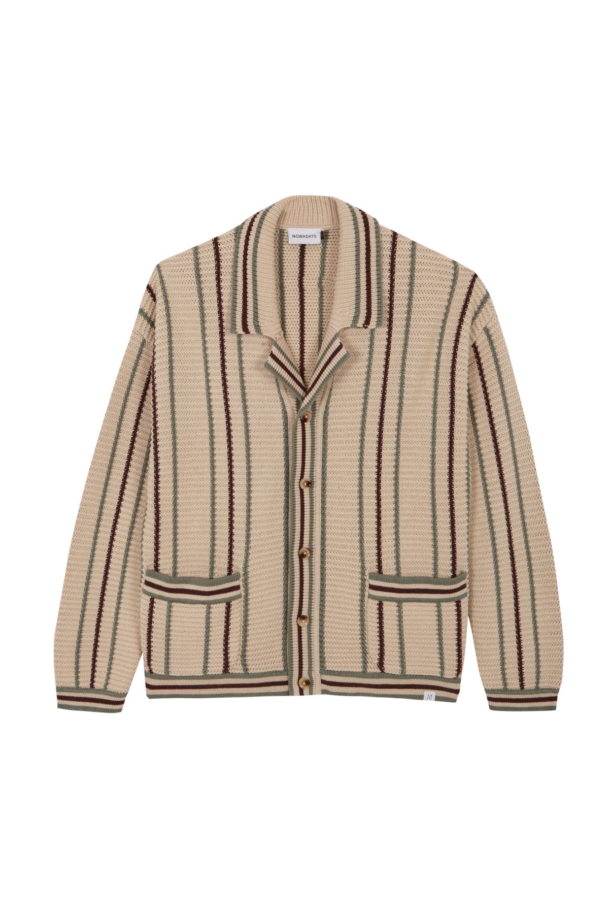 The striped Cardigan male