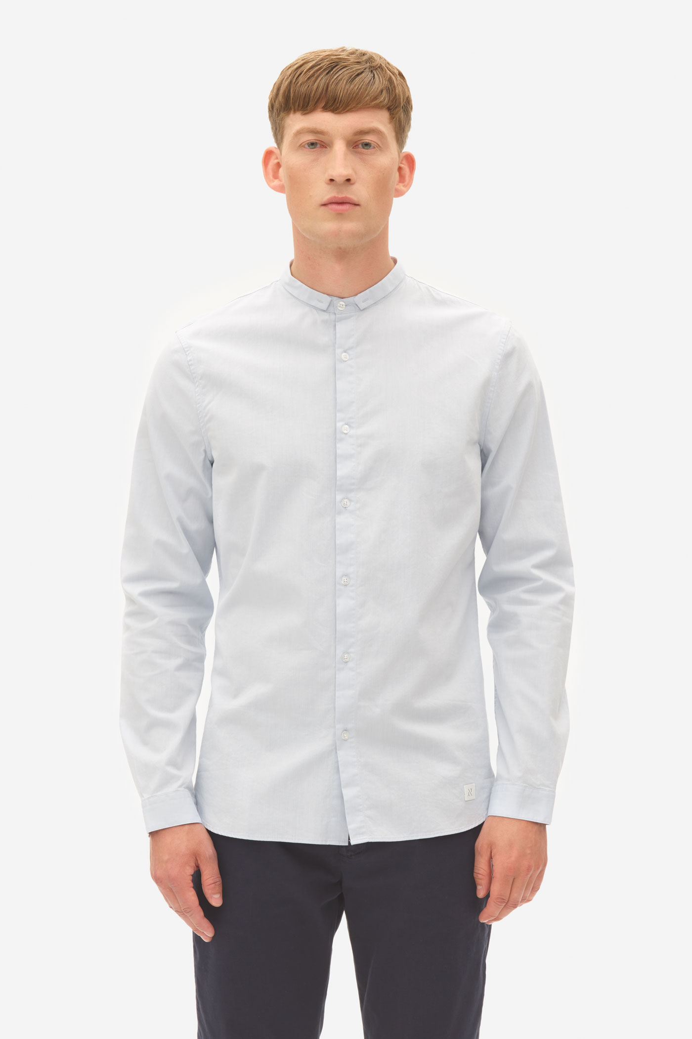 Special mini collar shirt male