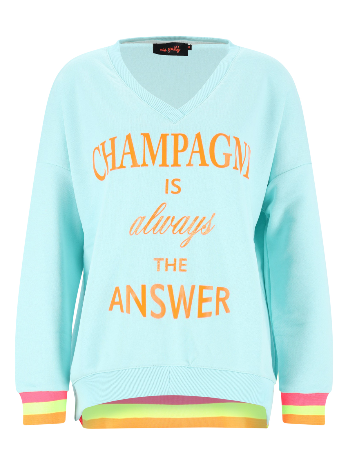 V-Neck Champagne i the alway female