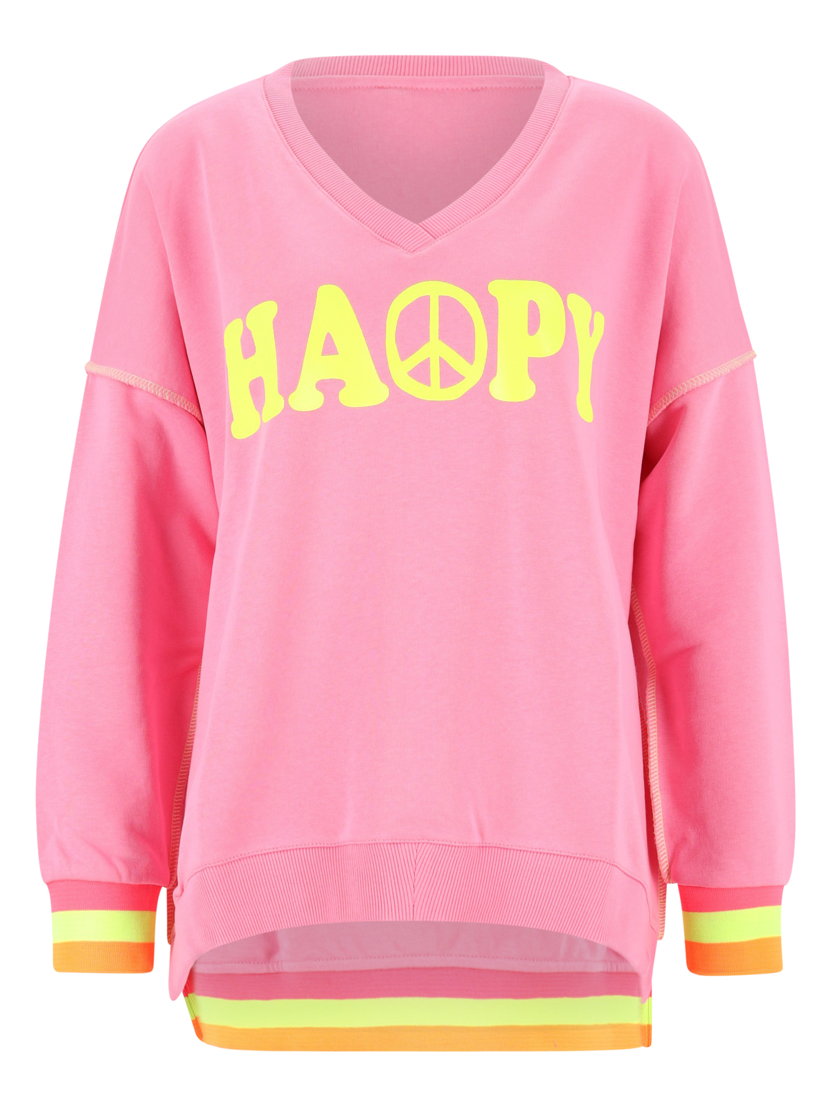 V-Neck Happy Peace female
